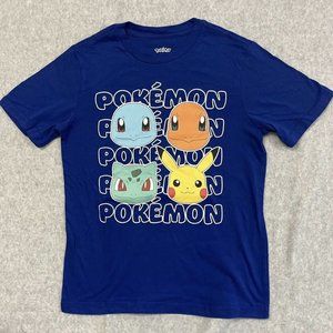 NWOT Pokemon Boy's Blue Short Sleeve T-Shirt‎ Multiple Sizes